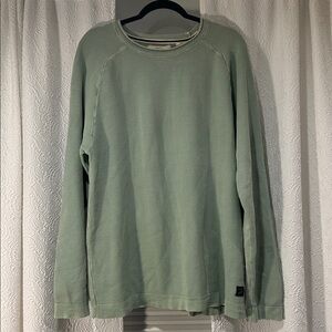 Weatherproof Vintage Men's 100% Cotton Light Green XXL Crewneck Sweater